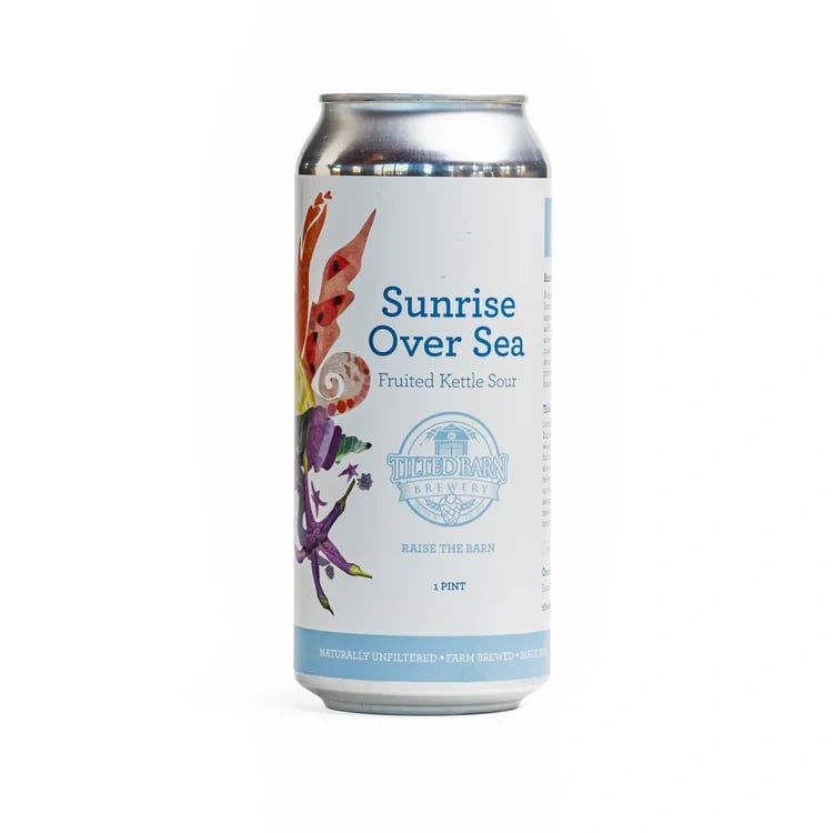 Tilted Barn Sunrise Over Sea 4pk Can 16oz