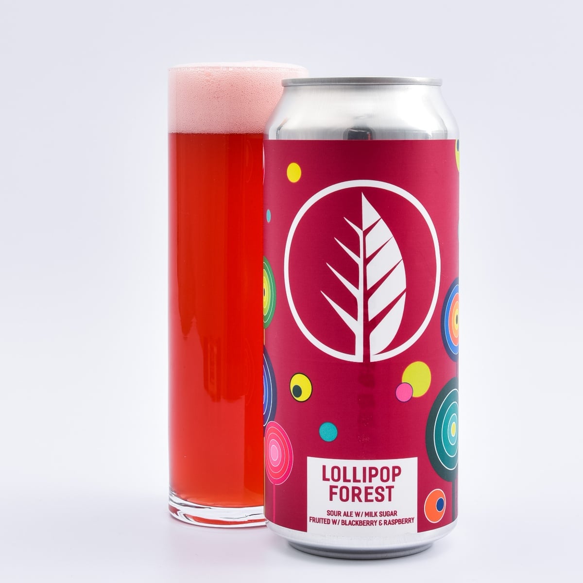 Deciduous Lollipop Forest Raspberry Sour 4pk Can 16oz