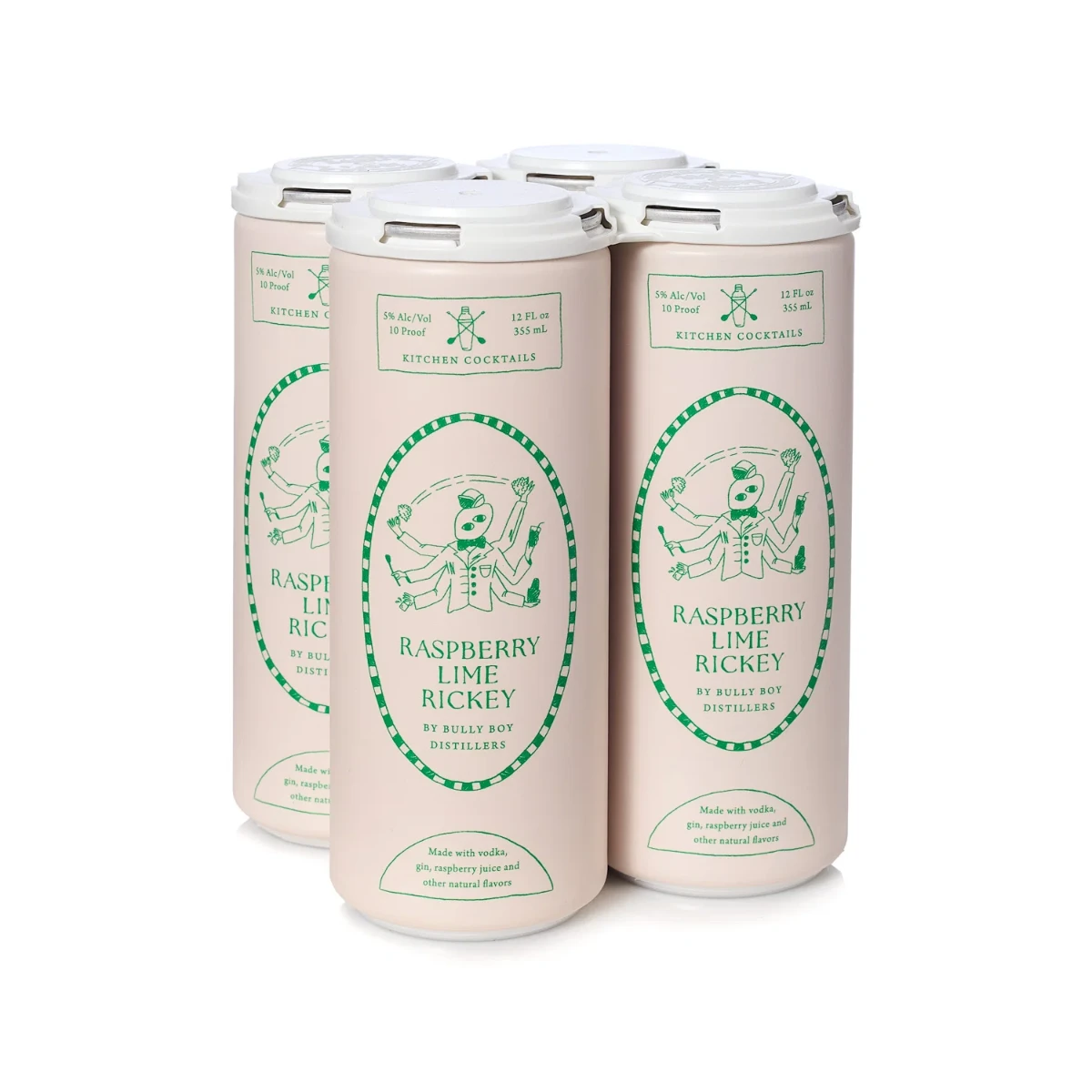 Bully Boy Raspberry Lime Rickey 4pk Can 12oz
