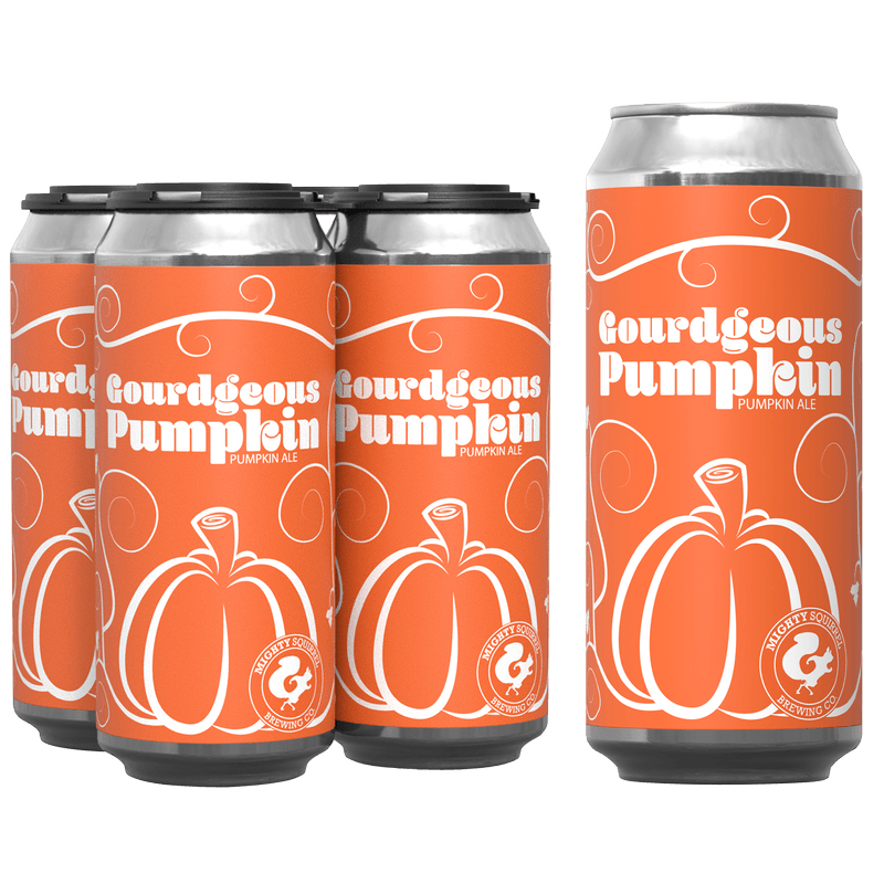 Mighty Squirrel Gourdgeous Pumpkin 4pk Can 16oz