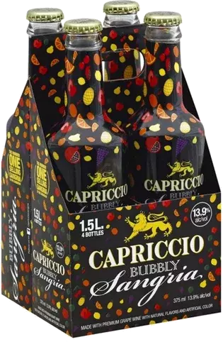 Capriccio Red Sangria 4pk Btl 375ml