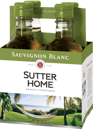 Sutter Home Sauv Blanc 4pk Btl 187ml