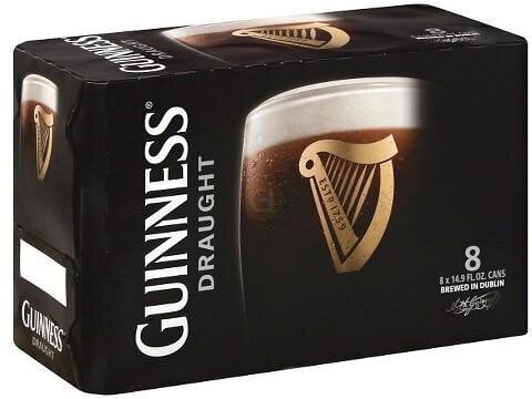 Guinness Draught 8pk Can 16oz