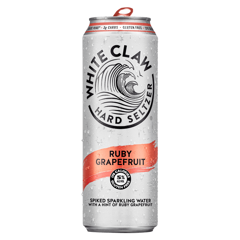 White Claw Ruby Grapefruit Seltzer Can 19oz