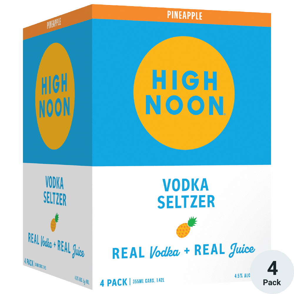 High Noon Pineapple 4pk Can