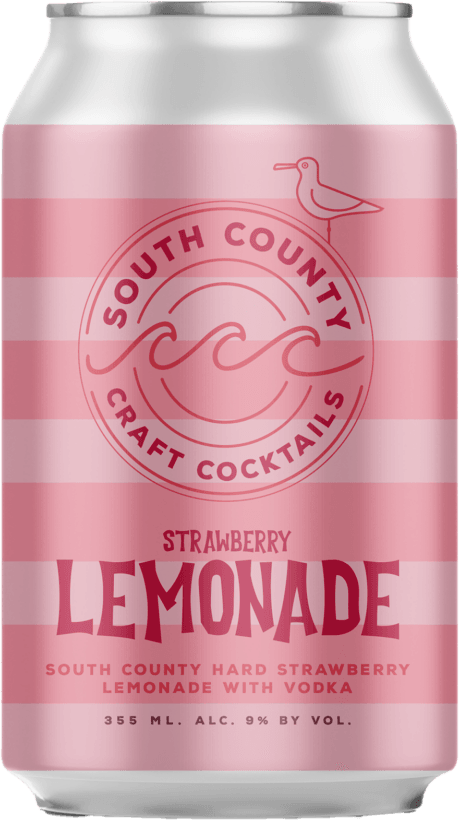 South County Cocktails Strawberry Lemonade 4pk Can 12oz