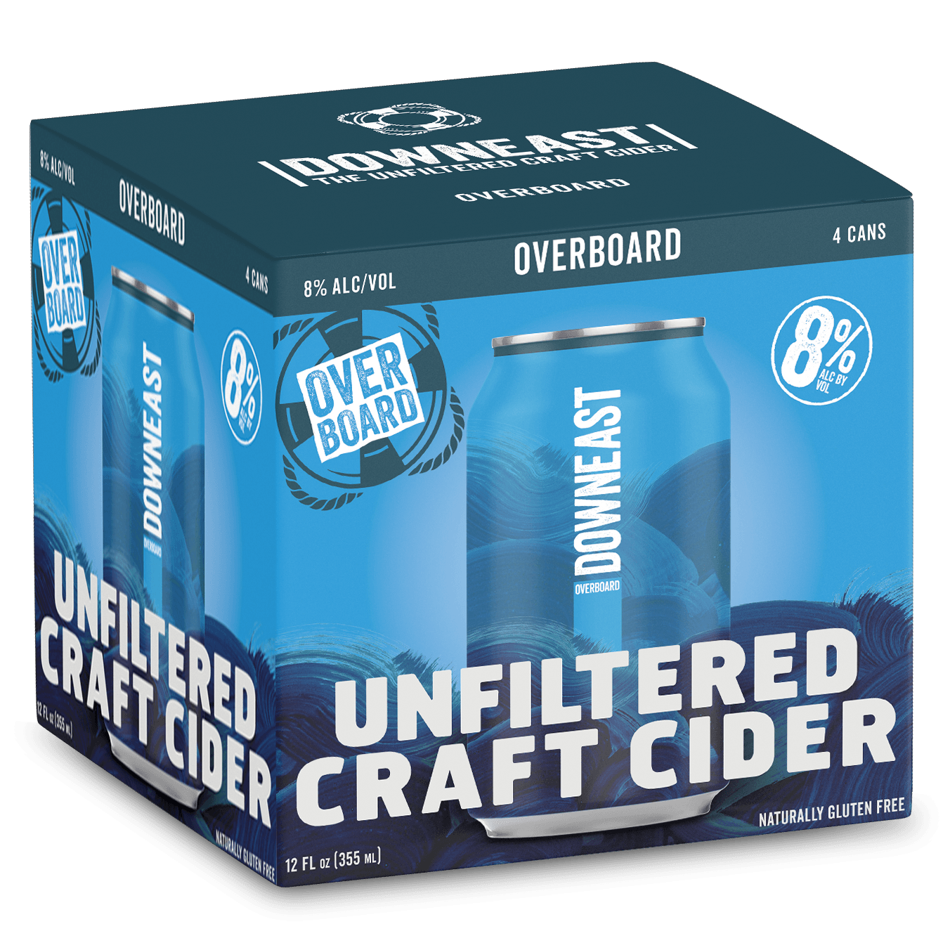 Downeast Imperial Original Cider 4pk Can 12oz