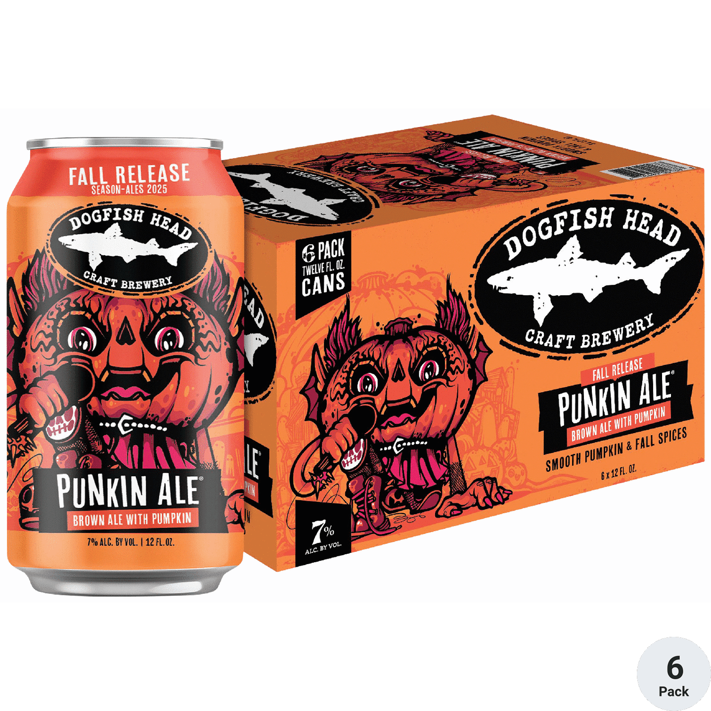Dogfish Head Punkin Ale 6pk Can 12oz