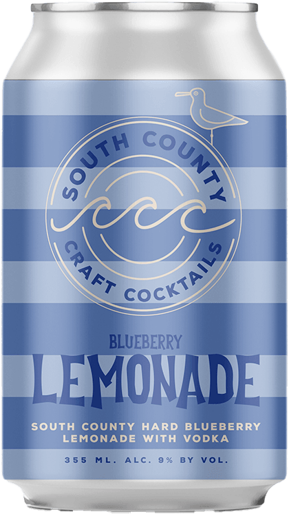 South County Cocktails Blueberry Lemonade 4pk Can 12oz