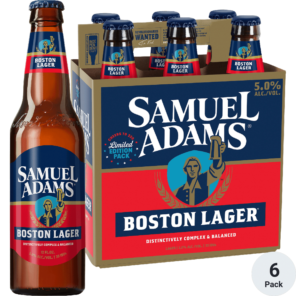 Sam Adams Boston Lager 6pk Btl 12oz