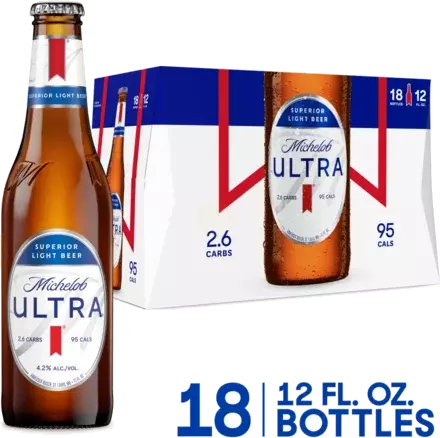 Michelob Ultra 18pk Btl 12oz