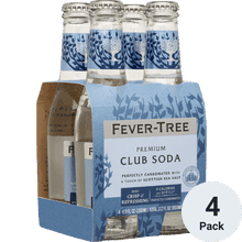 Fever Tree Club Soda 4pk 200ml Btl