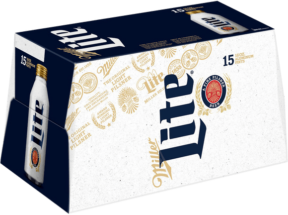 Miller Lite Alum 15pk Btl 16oz