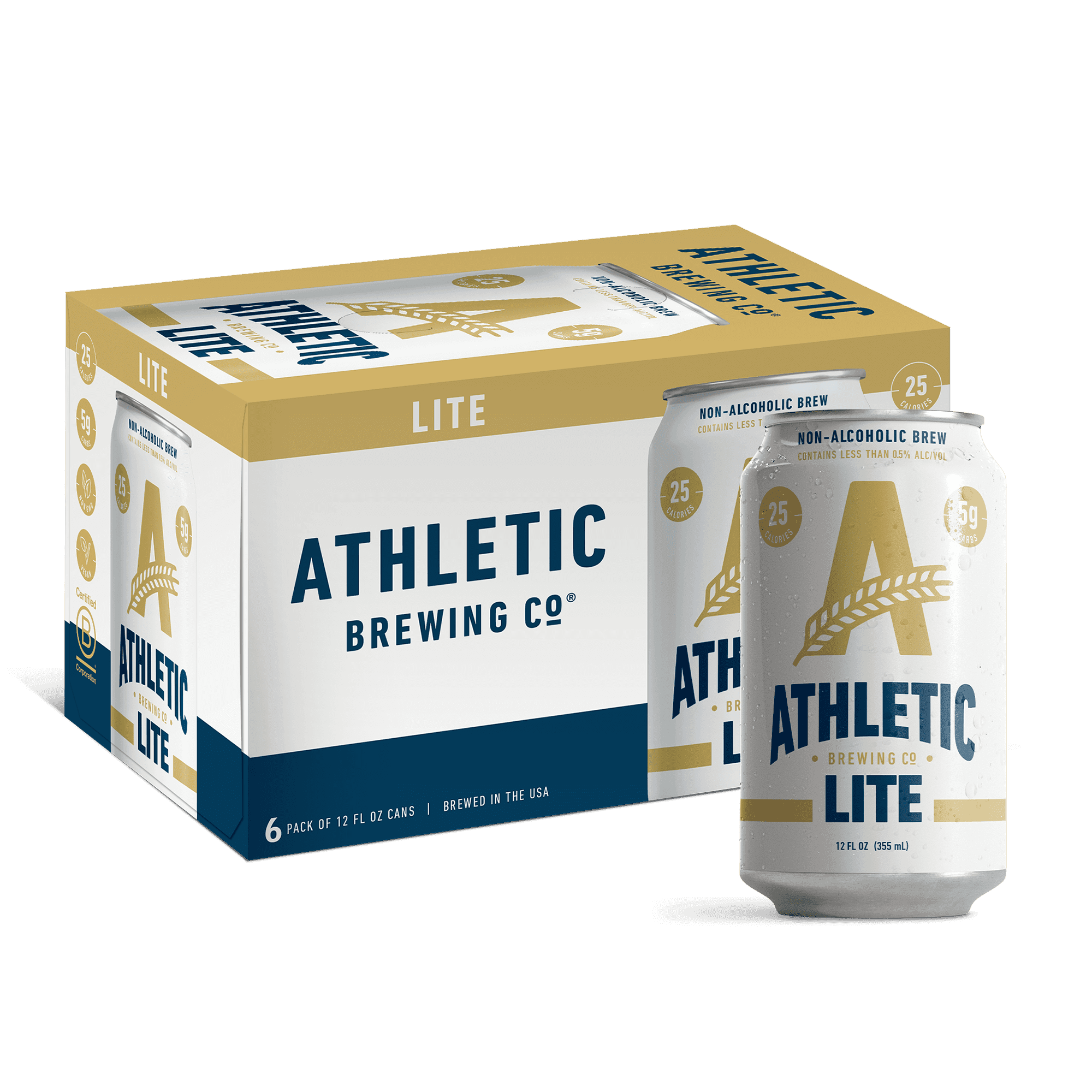 Athletic Lite 6pk Can 12oz