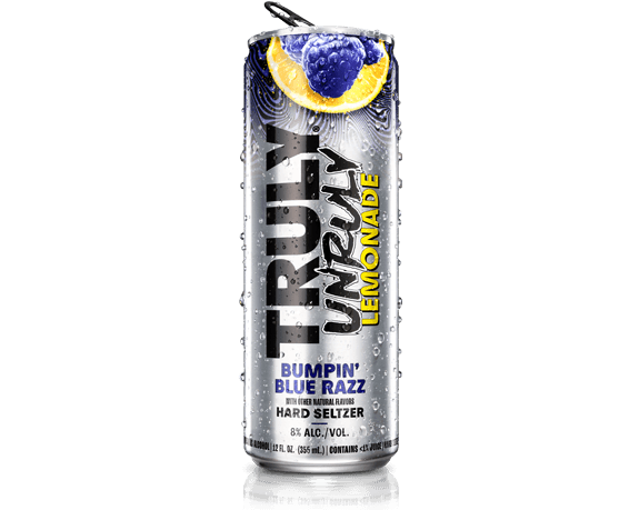 Truly Unruly Blue Razz Can 24oz