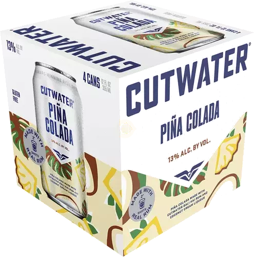 Cutwater Pina Colada 4pk Can 12oz
