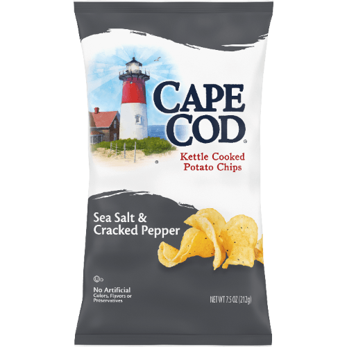 Cape Cod Chips Sea Salt & Cracked Pepper 7.5oz