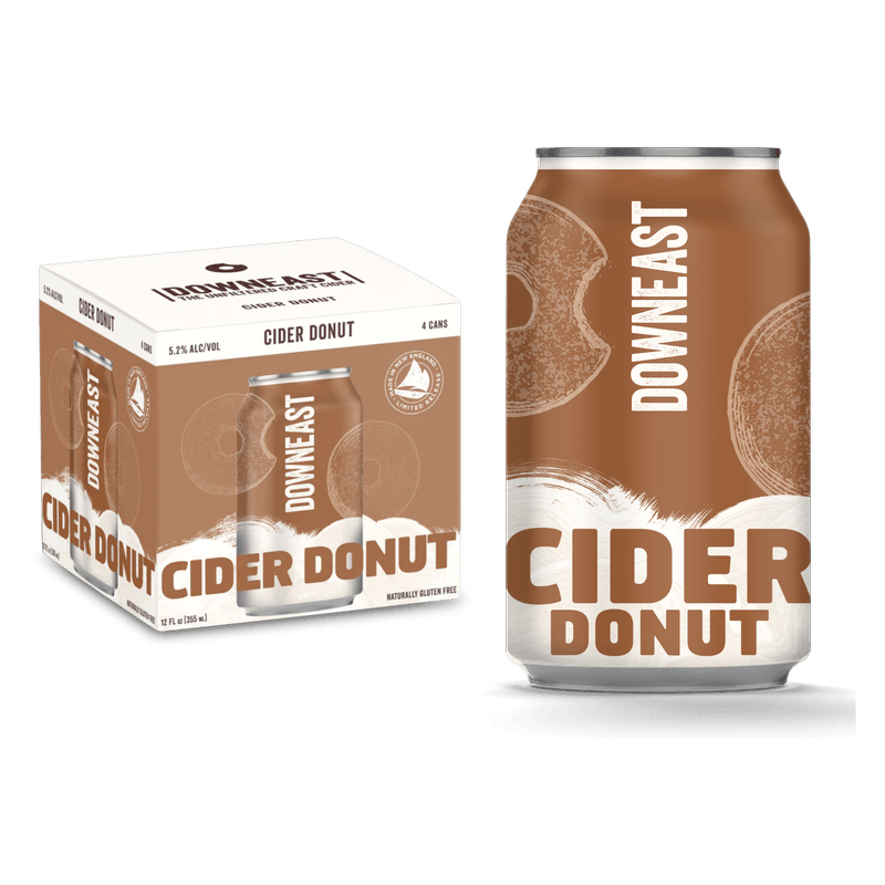 Downeast Cider Donut 4pk Can 12oz