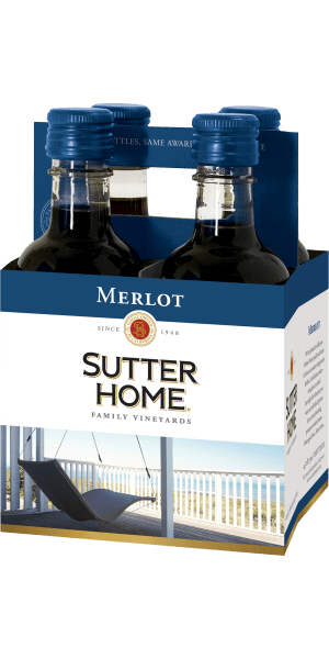 Sutter Home Merlot 4pk Btl 187ml
