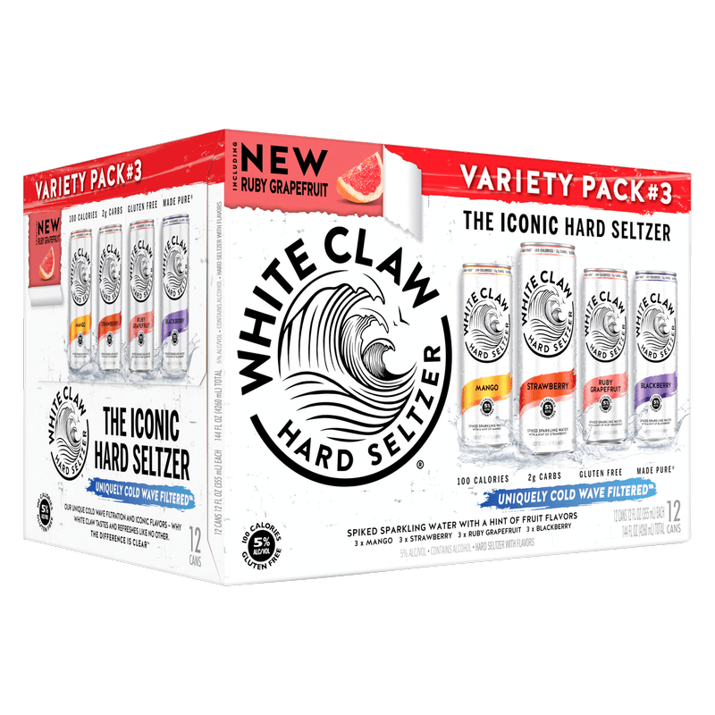 White Claw Variety #3 12pk Can 12oz