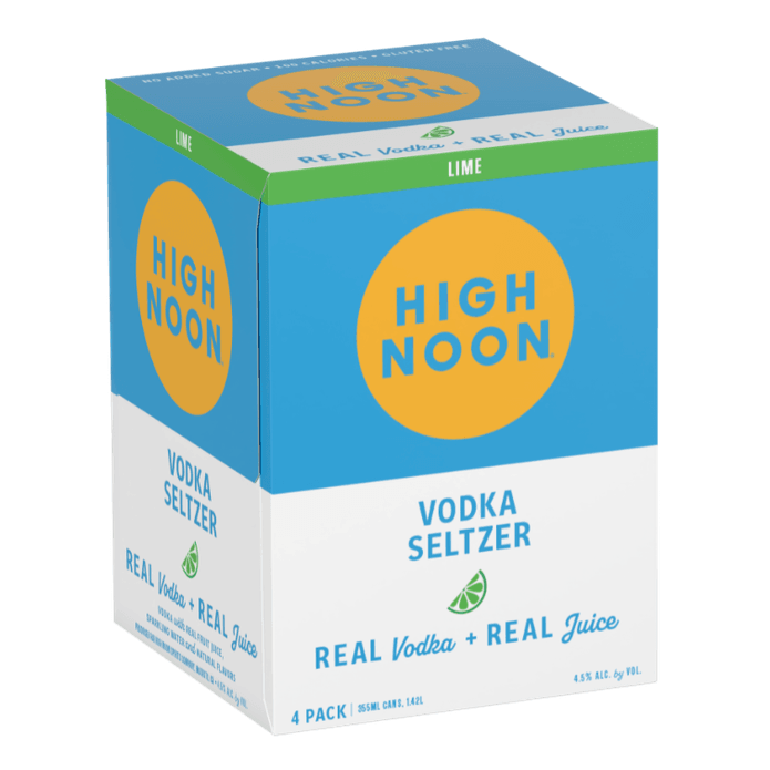 High Noon Lime 4pk Can
