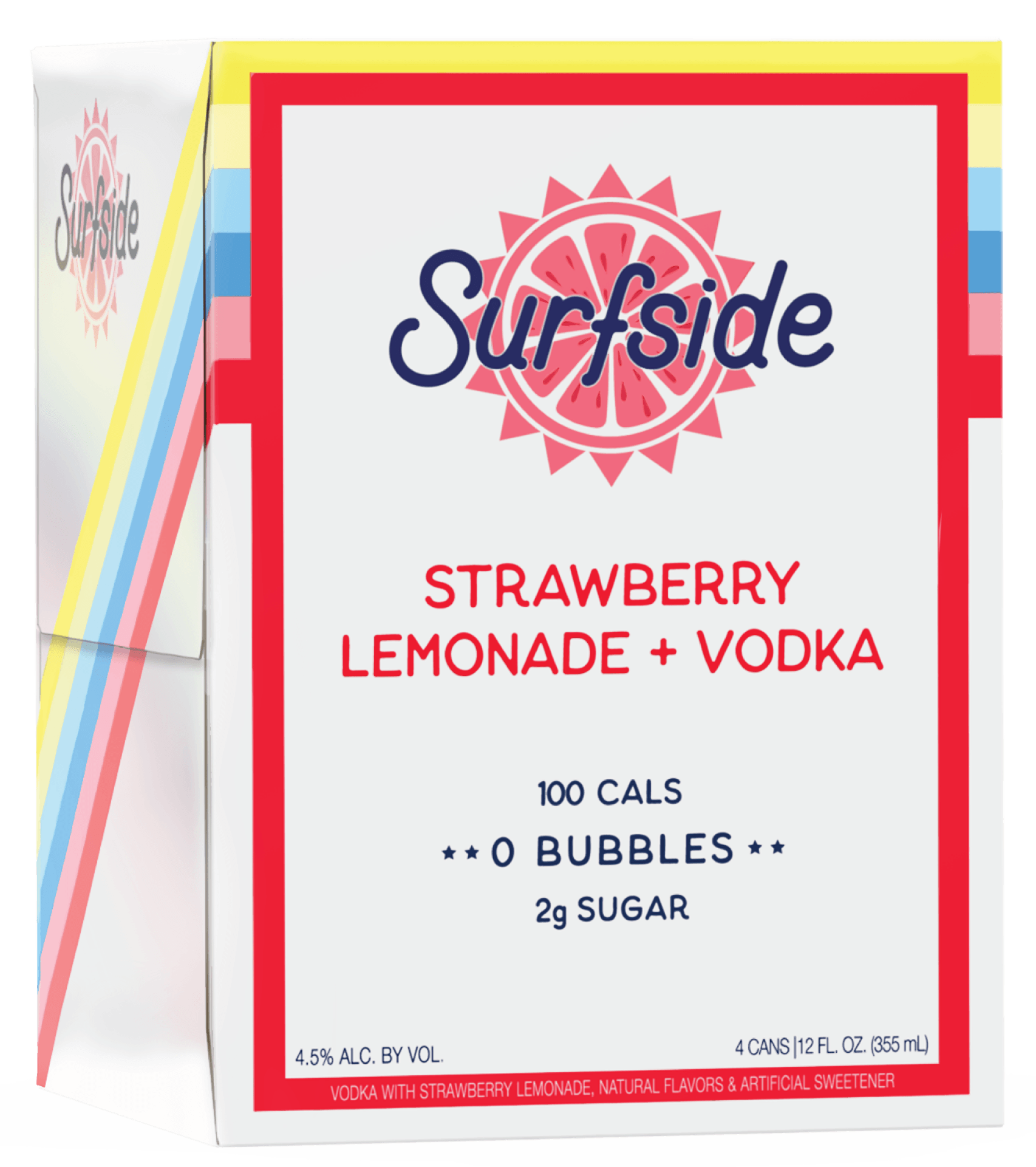 Surfside Strawberry Lemonade & Vodka 4pk Can 12oz