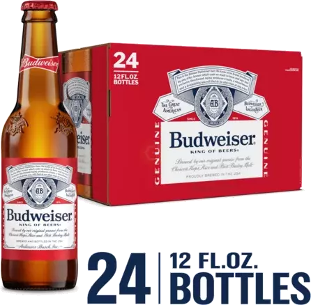 Budweiser 24pk Btl 12oz