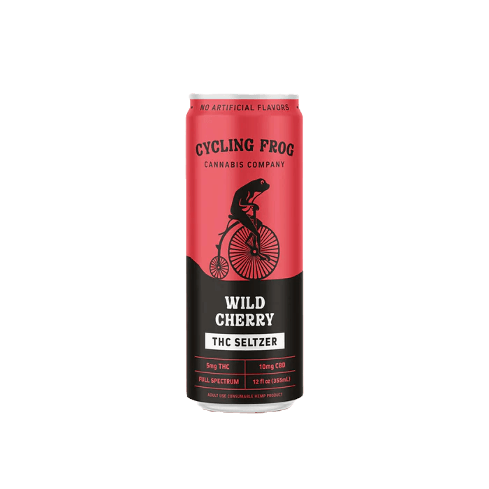 Cycling Frog 5mg Wild Cherry Seltzer 4pk Can 12oz