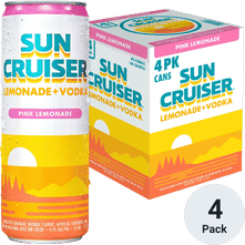 Sun Cruiser Pink Lemonade 4pk Can 12oz