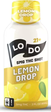 Lodo Lemon Drop 5mg THC Shot 2oz