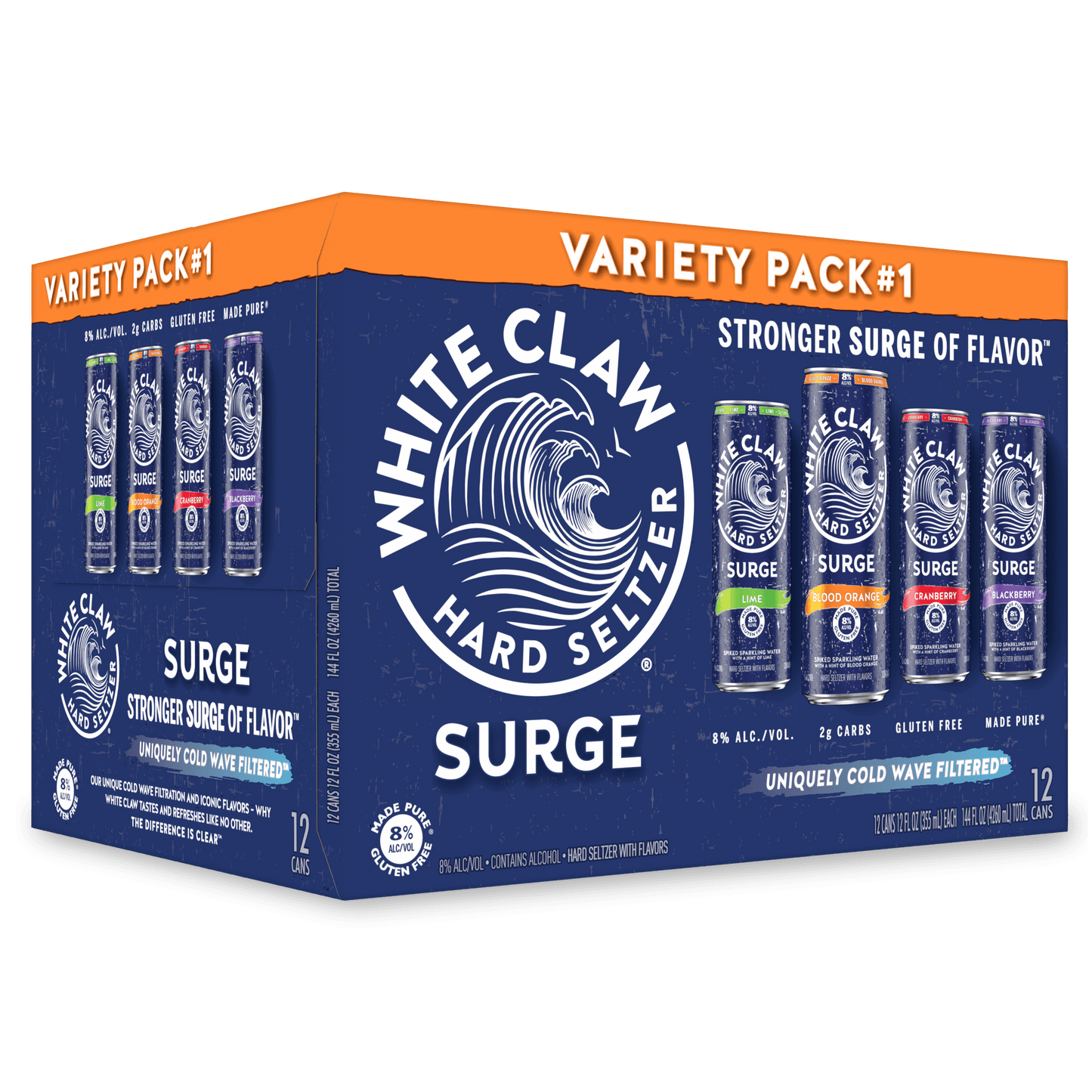 White Claw Surge Variety 12pk Can 12oz