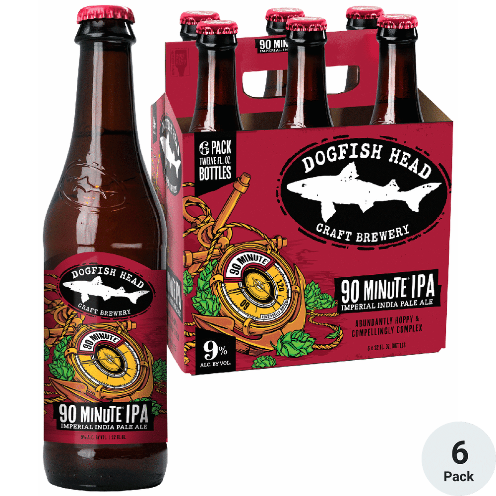 Dogfish Head 90 Minute 6pk Btl 12oz