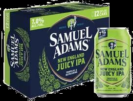 Sam Adams New England Juicy IPA 12pk Can 12oz