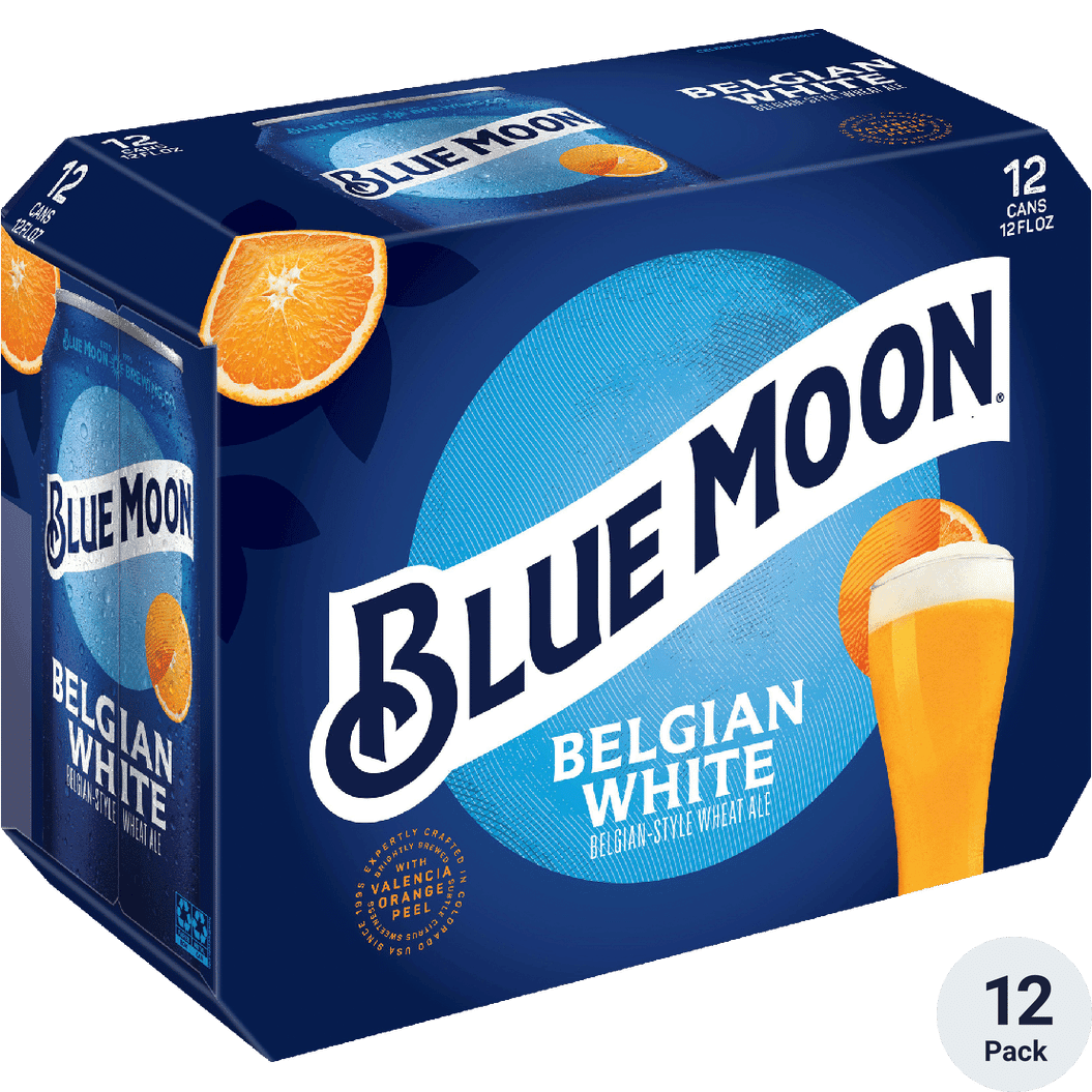 Blue Moon Belgian White 12pk Can 12oz