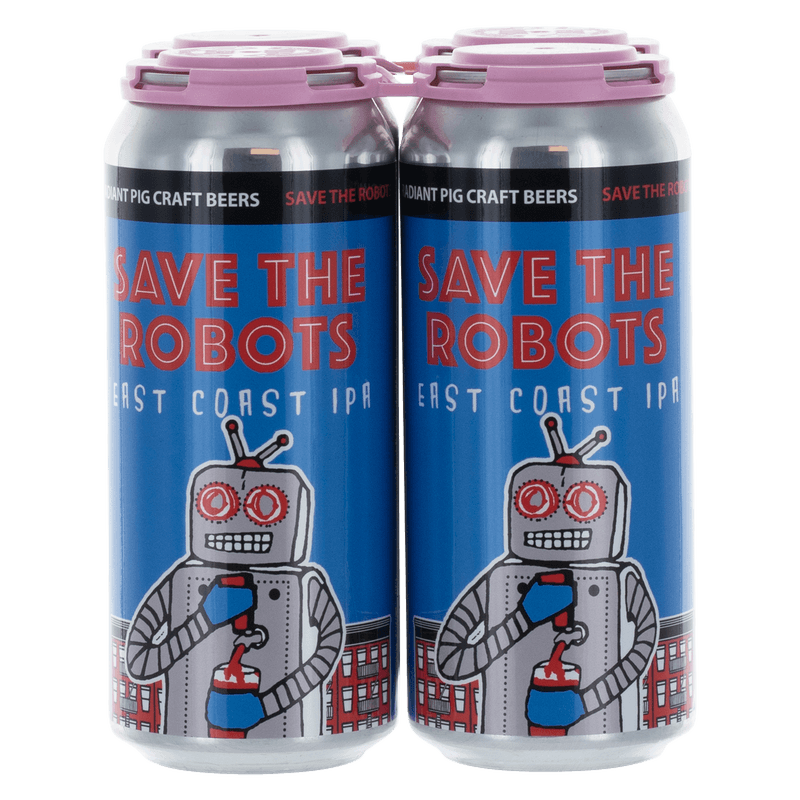 Radiant Pig Save the Robots IPA 4pk Can 16oz