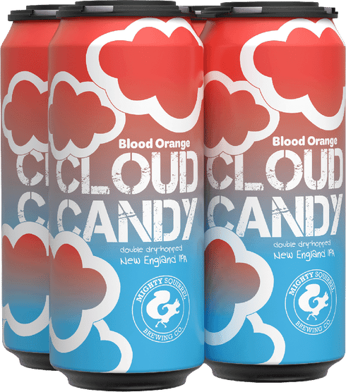 Mighty Squirrel Blood Orange Cloud Candy 4pk Can 16oz