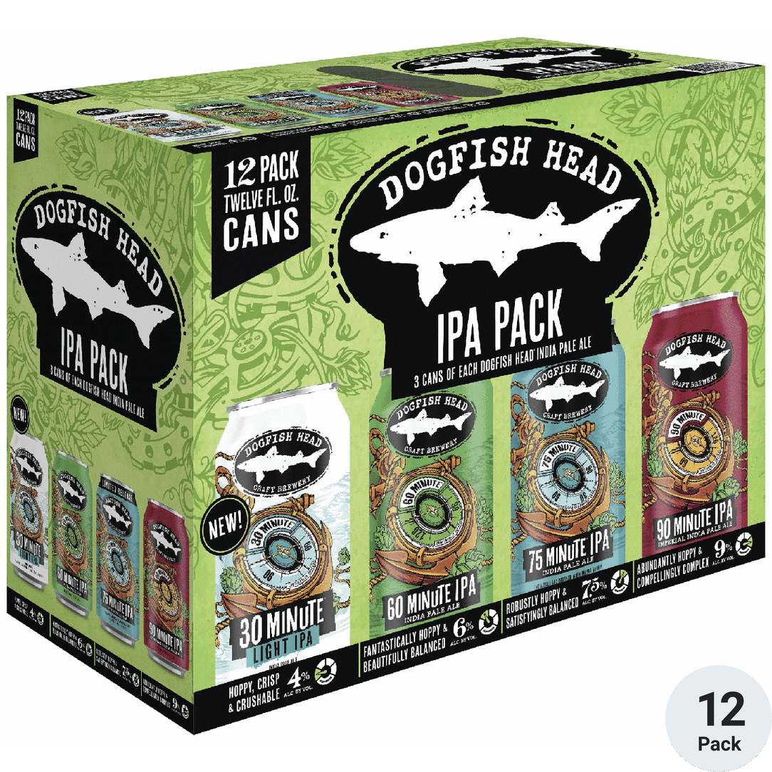Dogfish Head IPA Variety 12pk Can 12oz