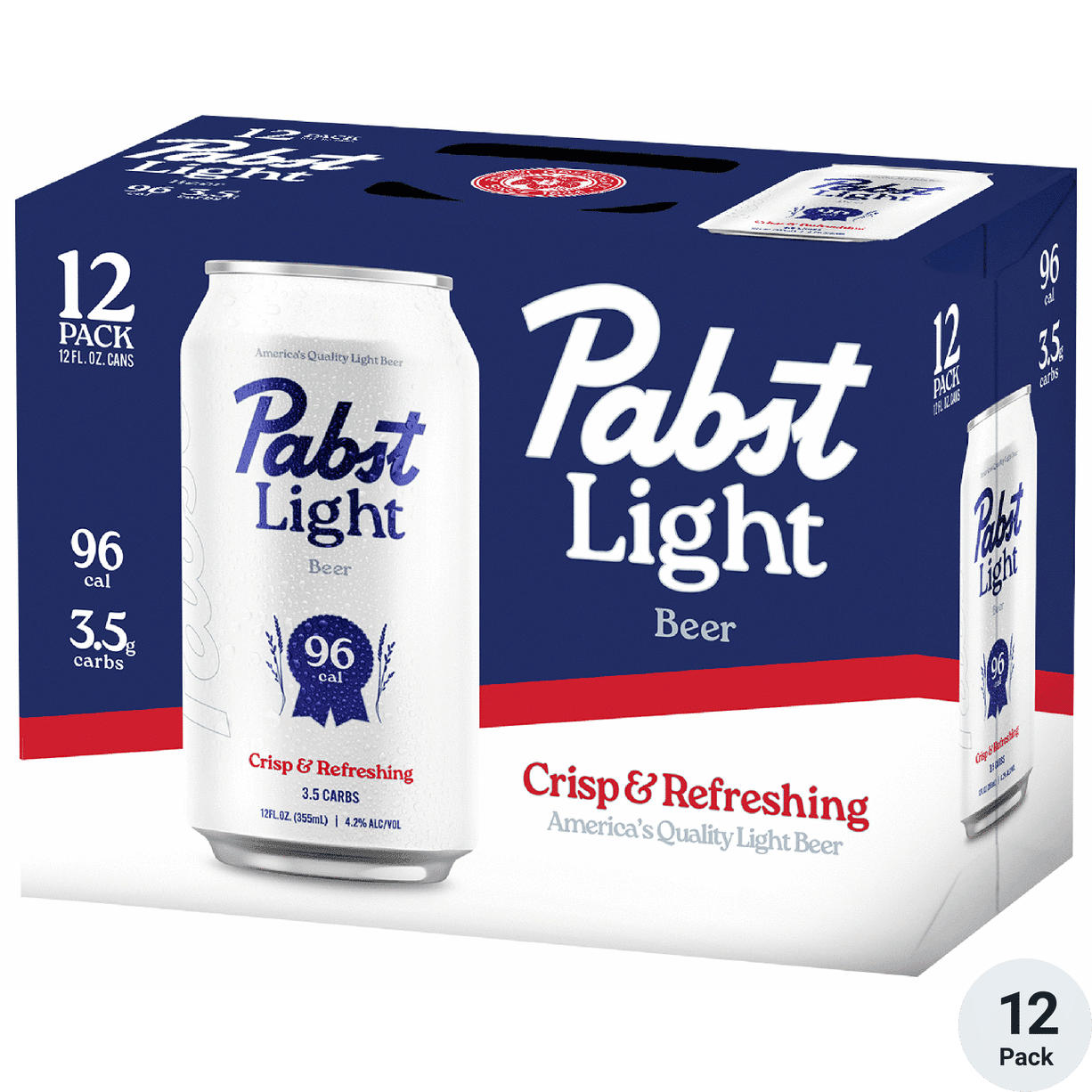 Pabst Light 12pk Can 12oz