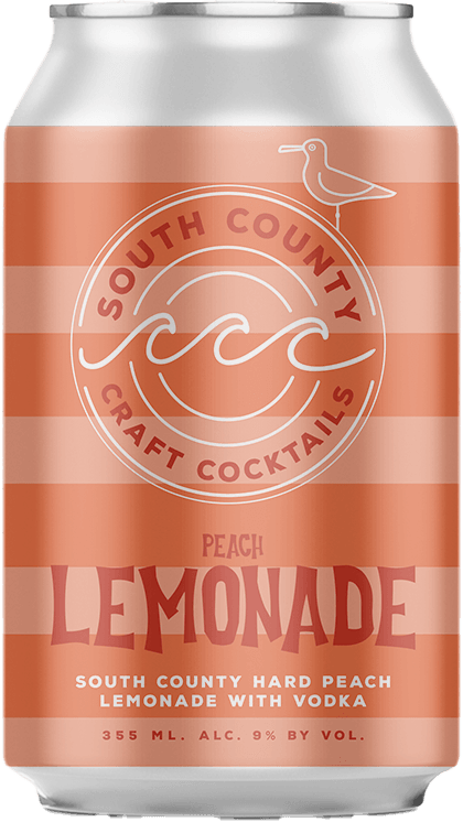 South County Cocktails Peach Lemonade 4pk Can 12oz