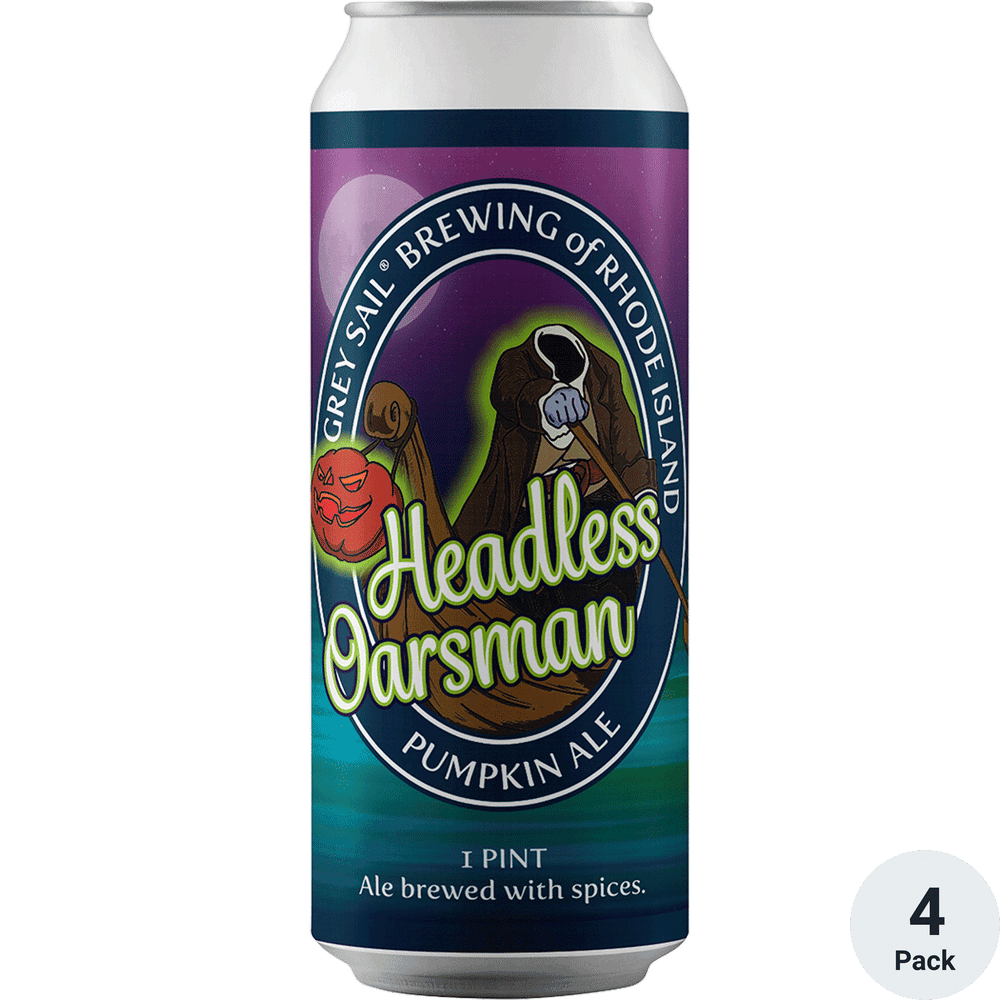 Grey Sail Headless Oarsman 4pk Can 16oz