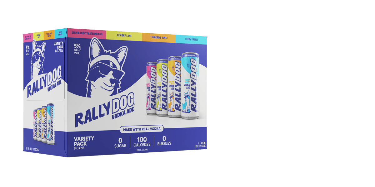 Rally Dog Variety 8pk Can 12oz