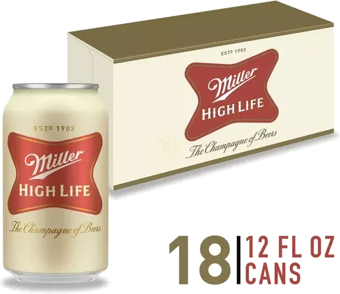 Miller High Life 18pk Can 12oz