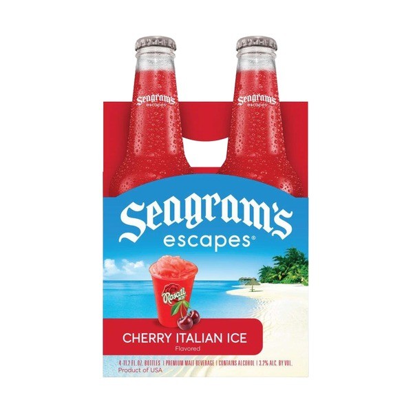 Seagram's Escapes Cherry Italian Ice 4pk Btl 4pk Pop's