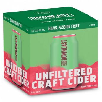 Downeast Guava Passion Fruit Cider (4 pack 12oz cans) (4 pack 12oz cans)
