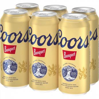 Coors Banquet (6 pack 12oz cans) (6 pack 12oz cans)
