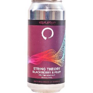Equilibrium String Theory Blackberry & Plum Fruited Sour (4 pack 16oz cans) (4 pack 16oz cans)