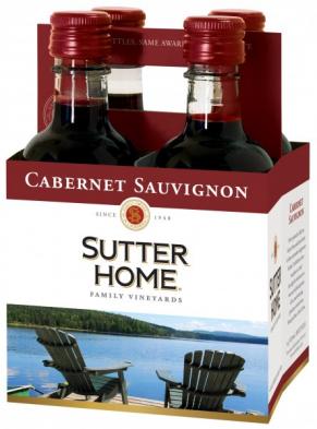 Sutter Home Cabernet Sauvignon (4 pack 187ml) (4 pack 187ml)
