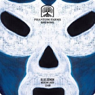 Phantom Farms Blue Demon Mexican Lager (4 pack 16oz cans) (4 pack 16oz cans)
