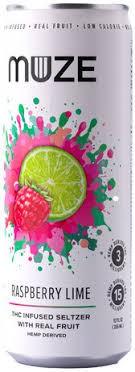 Muze 5mg Raspberry Lime (4 pack 12oz cans)