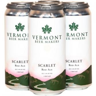 Vermont Beer Makers Scarlet Red Ale (4 pack 16oz cans) (4 pack 16oz cans)